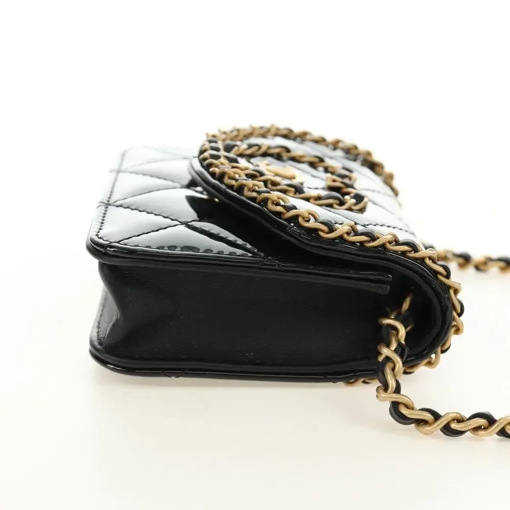 Chanel Matelasse Chain Shoulder Bag Black